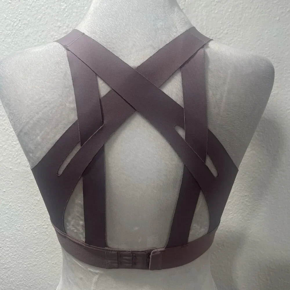 All In Motion Small Support crossed Back Bonded Sports Bra Sz small Pink - Picture 3 of 8